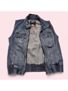 Roxy Women's Blue and Navy Gilet
